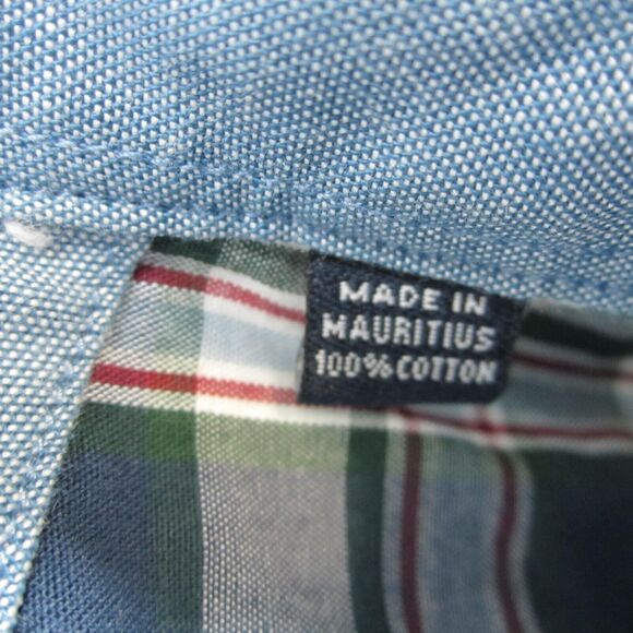 Nautica Shirt Men's Sz L True Craftsmanship Sea Voyage Multi color Long Sleeve - Picture 9 of 9